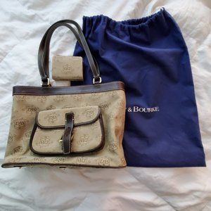 Dooney & Bourke Signature Monogram Canvas Tote
